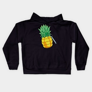 Pineapple Grenade Kids Hoodie